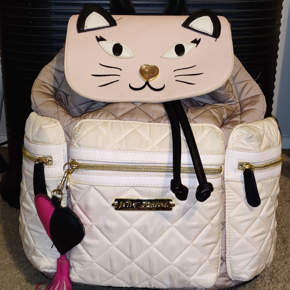 Betsey Johnson Cat Back Pack or Diaper Bag